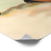 Poster de carte Vintage Thanksgiving (Coin)