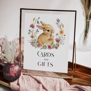 Poster de cartes et cadeaux de Baby shower