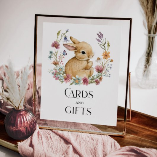 Poster de cartes et cadeaux de Baby shower
