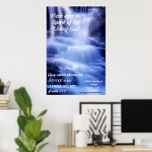 Poster de cascade Lavez-moi au-dessus de moi... (Bureau à domicile)