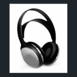 Poster de casque de pop Art noir<br><div class="desc">Hip hop,  R&B,  rock,  heavy metal,  techno,  punk,  rap,  classic,  african american,  jazz... . We love music,  we love listening cds,  radio. Enjoying watching video clibs,  mixes,  remixes,  covers.</div>