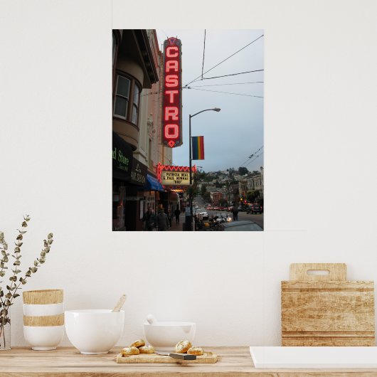 Poster de Castro, San Francisco CA (Cuisine)