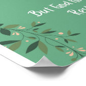 Poster de ce que Dieu a promis (vert clair) (Coin)