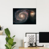 Poster De ce tourbillon-le tourbillon Galaxy (M51) et C (Bureau à domicile)