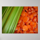 Poster de céleri et carottes (Devant)