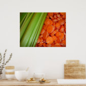 Poster de céleri et carottes (Cuisine)