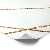 Poster de cérémonie eucalyptus succulent débranché (Coin)