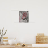 Poster de cette rose rouge (Cuisine)