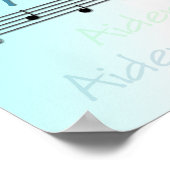 Poster de chambre de bébé Aiden, (Coin)