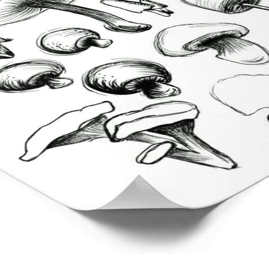 Poster de champignons (Coin)