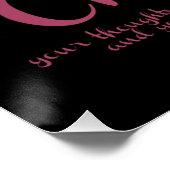 Poster de changement de forme Tulip rose (Coin)