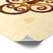 Poster de Chanson d'automne de Owl Art Imprimer (Coin)