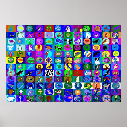 Poster de chansons d'animaux sacrés (Devant)