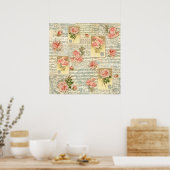 Poster de chansons et de Rose (Cuisine)