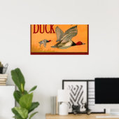 Poster de chasse au canard (Bureau à domicile)