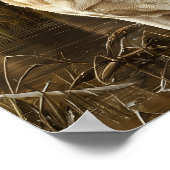 Poster de chasse du Labrador jaune, chasseurs de c (Coin)