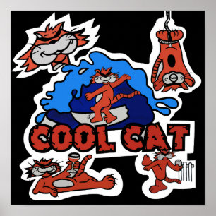 Poster de chat cool