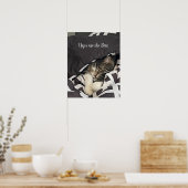 Poster de chat couché (Cuisine)