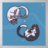 Poster de chat Cute Pop Art (Devant)