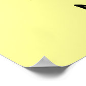 Poster de chat de dessin (Coin)