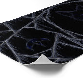 Poster de chat de toiles à gouttes (Coin)