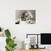 Poster de chat en coton principal (Bureau à domicile)