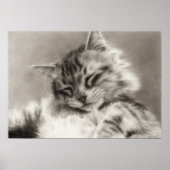 Poster de chat en coton principal (Devant)