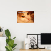 Poster de chat Ermahgerd Cute Orange (Bureau à domicile)