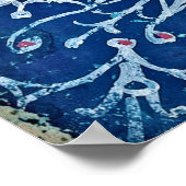 Poster de chat gothique - Art rétro (Coin)