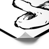 Poster De Chat Jaune Cadeau Pour Les Gens Fatigués (Coin)