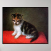 Poster de chat : Kitten Peinture de George Stubbs (Devant)