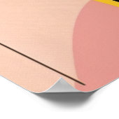 Poster de chat mignon et amusant avec une citation (Coin)