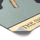 Poster de chat noir (Coin)