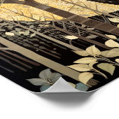 Poster de chat noir (Coin)