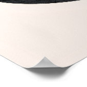 Poster de chat noir et soleil jaune (Coin)