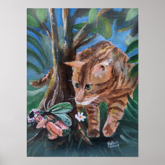 Poster de chat Sneaky (Devant)