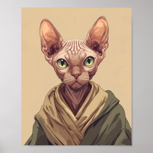 Poster de chat SPHYNX Affiches (Devant)