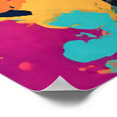 Poster de chat Style Graffiti moderne (Coin)