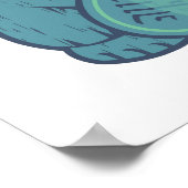 Poster de chat Tiki Lucky (Coin)