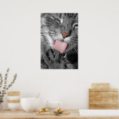 Poster de chat Washday Imprimer (Cuisine)