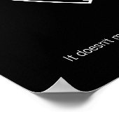 Poster de chats Yin et Yang (anglais) (Coin)