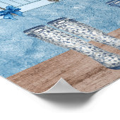 Poster de chaussures, de Casquettes, de vaches et  (Coin)