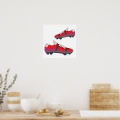 Poster de chaussures de football (Cuisine)