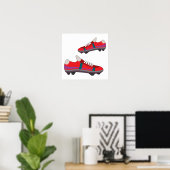 Poster de chaussures de football (Bureau à domicile)