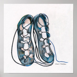 Poster de chaussures douces irlandaises LW