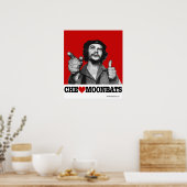 Poster de Che Guevara - Che Heart Moonbats (Cuisine)
