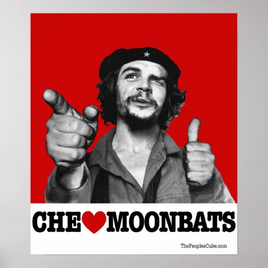 Poster de Che Guevara - Che Heart Moonbats (Devant)