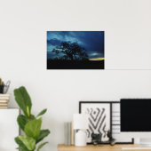 Poster de chêne au coucher du soleil (Bureau à domicile)