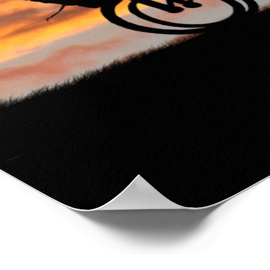 Poster de cheval de Trot standard (Coin)