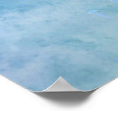 Poster de Cheval d'Imaginaire Bleu (Coin)